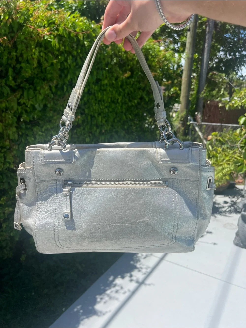 Rare SAMPLE Coach Peyton Carryall Satchel